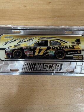 Matt Kenseth Plastic License Plate Dewalt Racing Roush #17 Nascar NEW